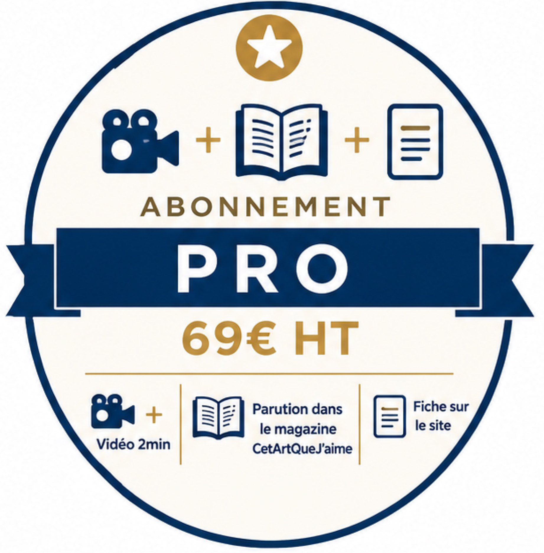 Badge Abonnement Pro